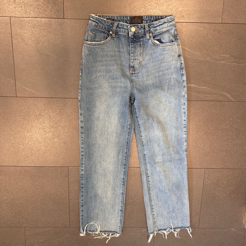 Tailor Made denim ultra high rise wide Dresden jeans